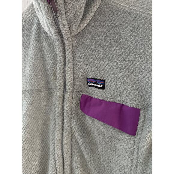 Patagonia W's Re-Tool Vest Tailored Grey/Ikat Purple Size Large - Picture 9 of 10